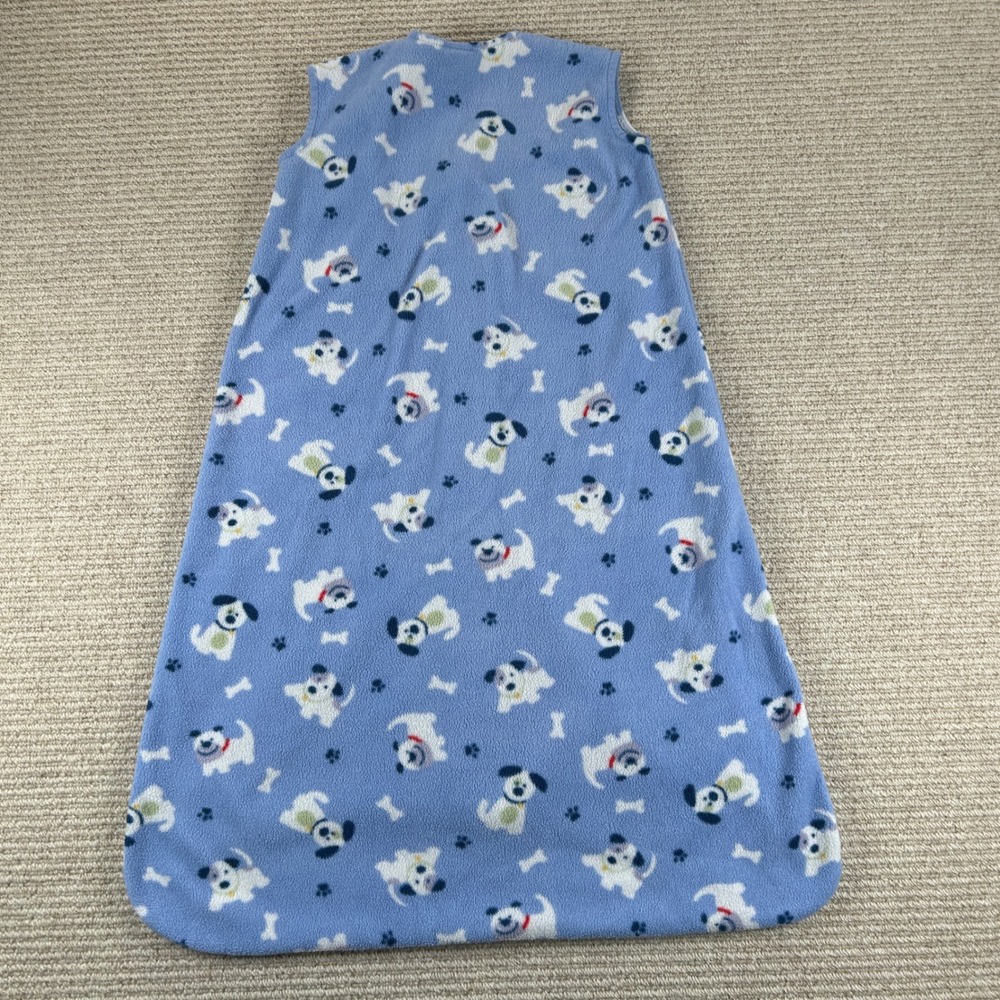 Halo SleepSacks Set of 2 Wearable Blankets Kids Medium 6-12 Months Blue Fleece - Picture 7 of 16
